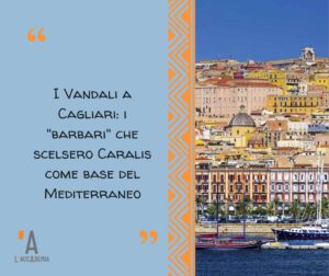 Vista sul porto di Cagliari sede del potere vandalico nel V secolo d.C.