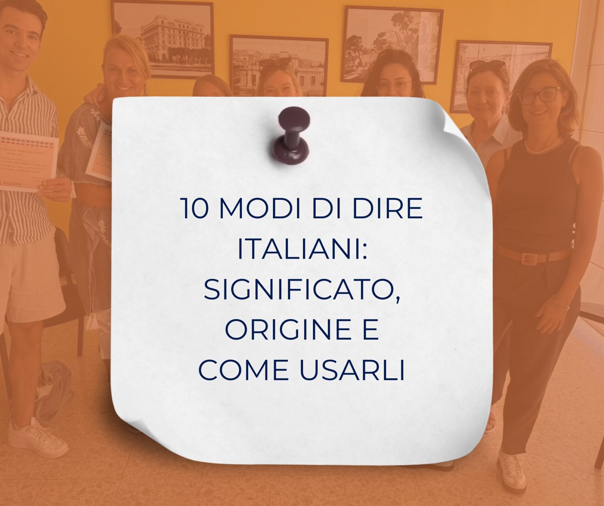 modi di dire italiani studenti — L'Academia Cagliari