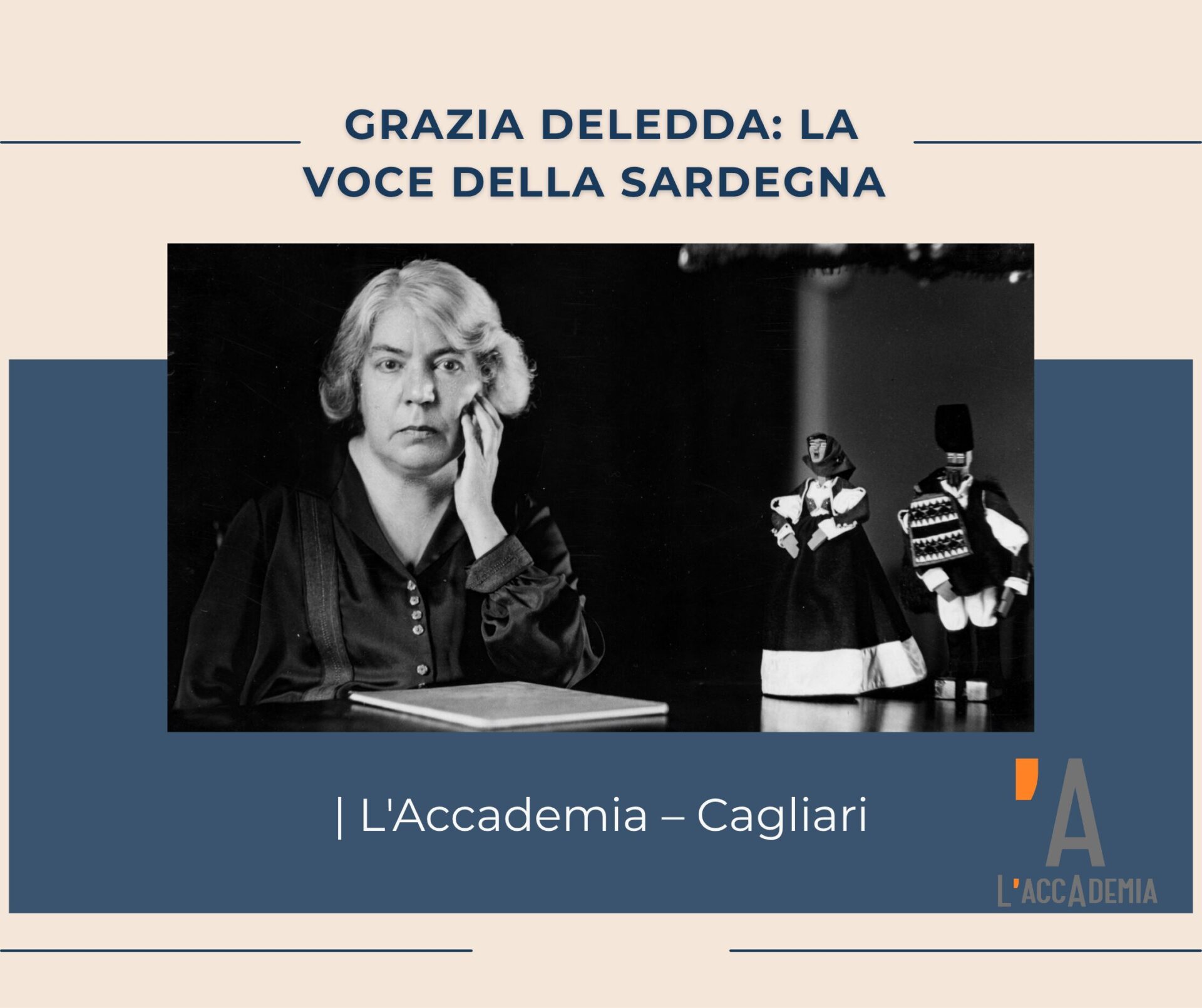 Grazia Deledda scrittrice sarda Premio Nobel Letteratura 1926 – scuola di italiano a Cagliari
