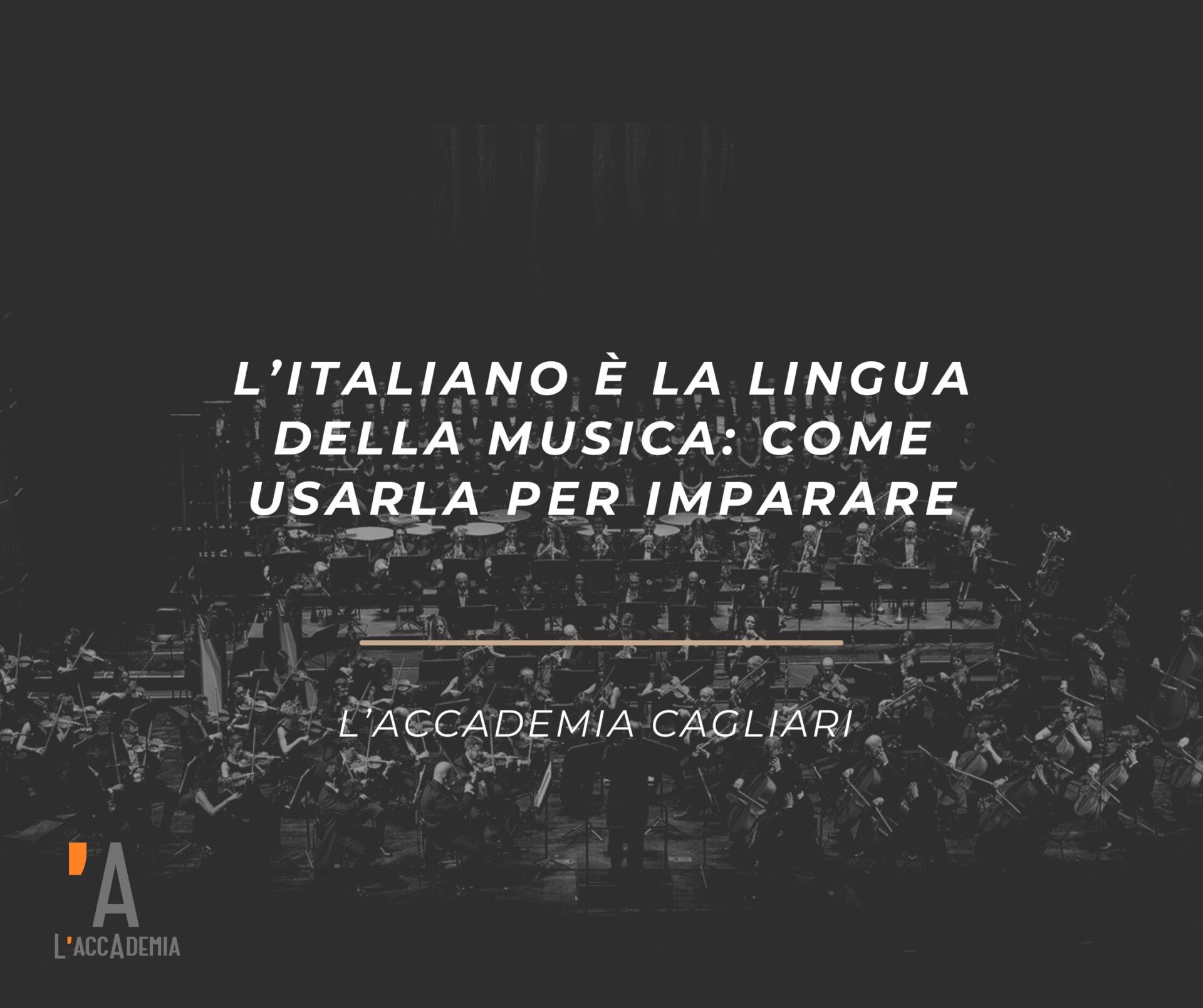 Orchestra teatro lirico di Cagliari - L'Accademia Cagliari