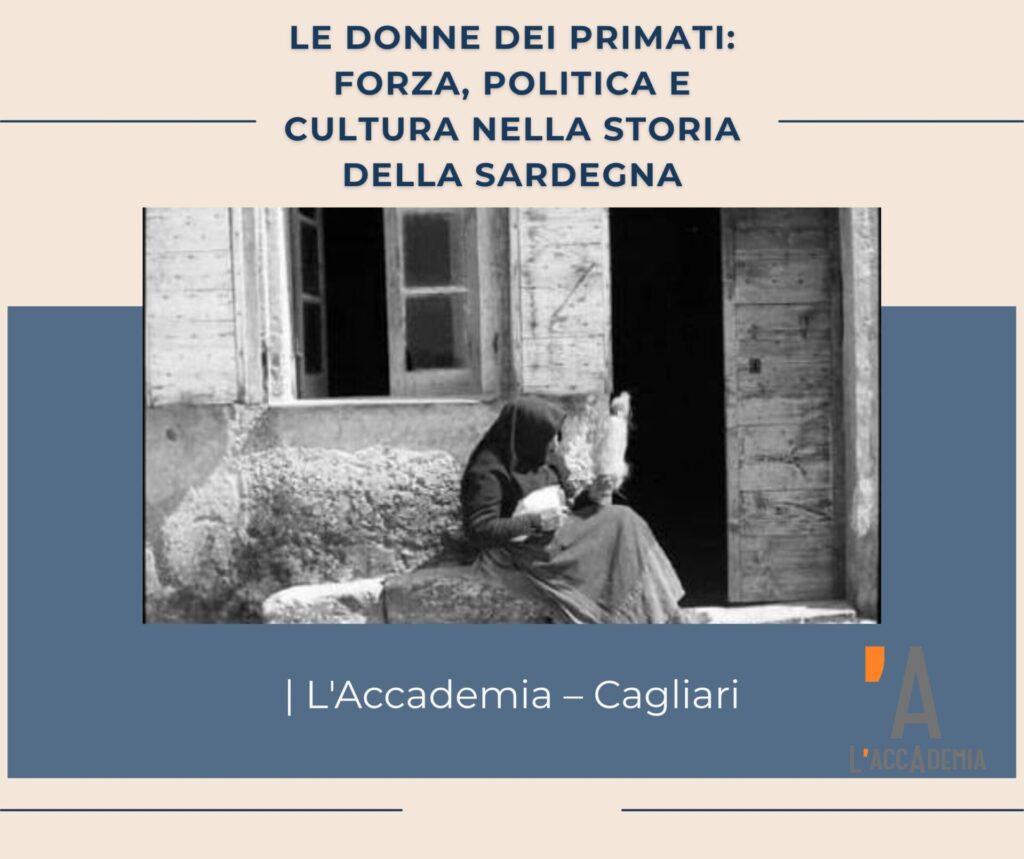 Ritratto artistico di una donna sarda in costume tradizionale, simbolo delle pioniere della Sardegna