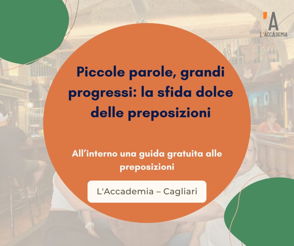 Studenti che studiano preposizioni italiane a cagliari