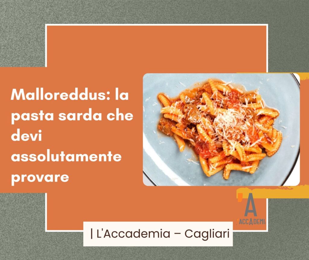 piatto di malloreddus sardi al sugo di salsiccia e zafferano
