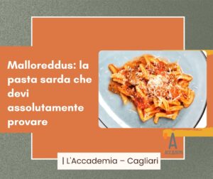 piatto di malloreddus sardi al sugo di salsiccia e zafferano