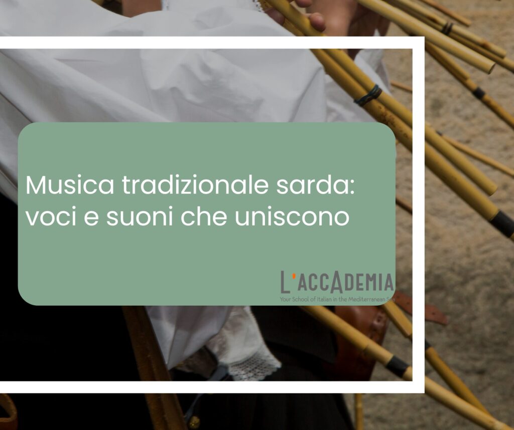 Suonatore di launeddas musica tradizionale sarda
