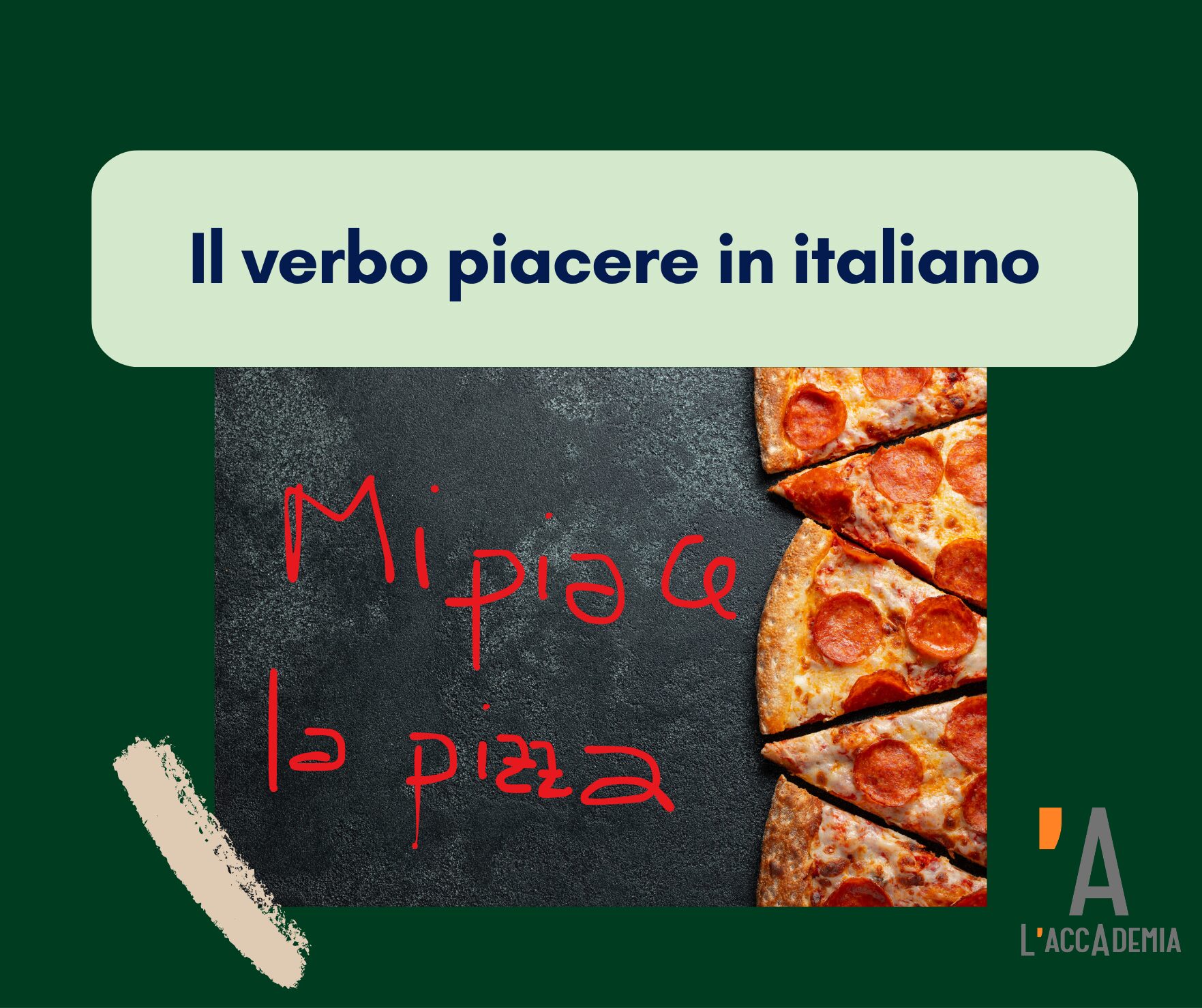 «Mi piace la pizza»